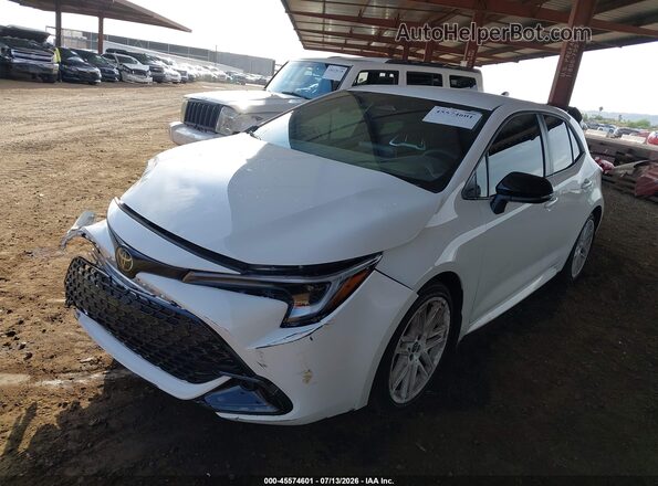 JTND4MBE7T3258388 2026 TOYOTA COROLLA White Առջևի ձախ երեք քառորդ տեսարան