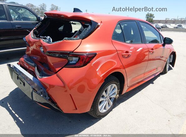 JTND4MBE8T3257153 2026 TOYOTA COROLLA Orange Tył prawy
