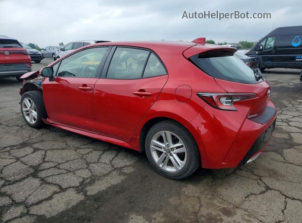 JTND4MBE9M3115864 2021 TOYOTA COROLLA Red Rear left