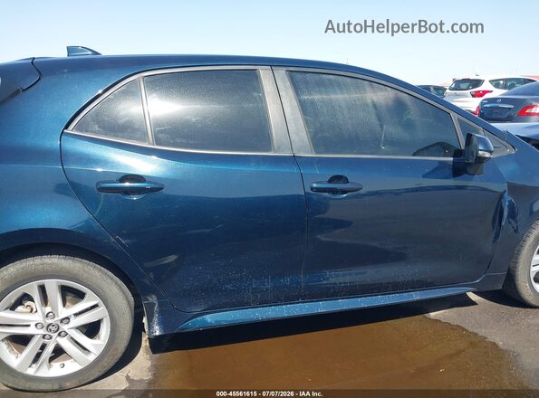 JTND4RBE8L3083789 2020 TOYOTA COROLLA Teal Вид задньої частини салону