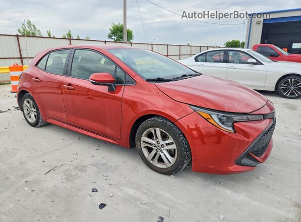 JTNK4RBE0K3047441 2019 TOYOTA COROLLA Red Delantero derecho