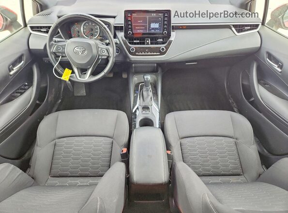 JTNK4RBE0K3047441 2019 TOYOTA COROLLA Red Vista del salpicadero