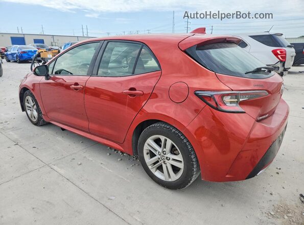 JTNK4RBE0K3047441 2019 TOYOTA COROLLA Red Trasero izquierdo