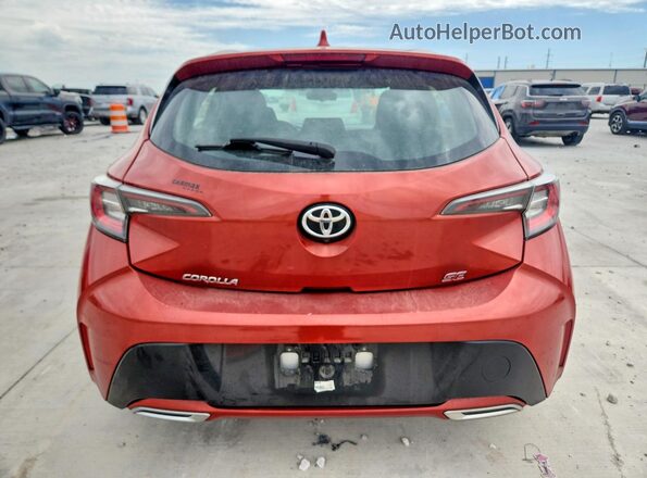 JTNK4RBE0K3047441 2019 TOYOTA COROLLA Red Vista trasera