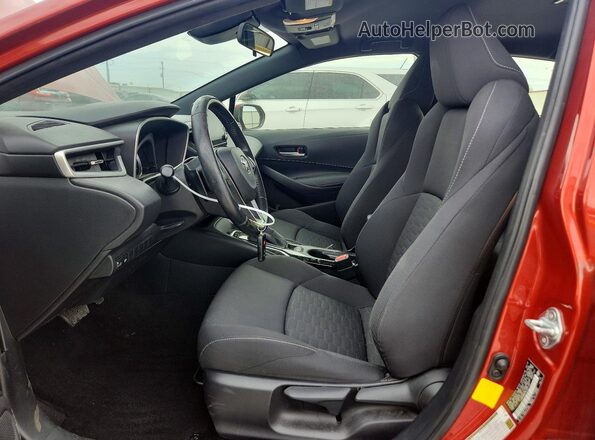 JTNK4RBE0K3047441 2019 TOYOTA COROLLA Red Vista interior delantera