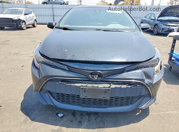 JTNK4RBE0K3048167 2019 TOYOTA COROLLA Black Widok z przodu