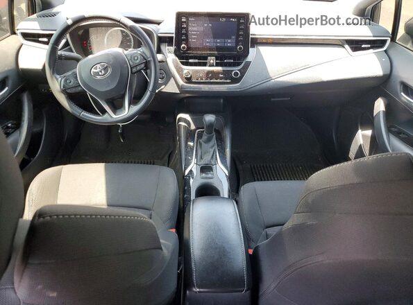 JTNK4RBE0K3048167 2019 TOYOTA COROLLA Black Widok deski rozdzielczej