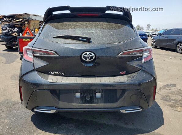 JTNK4RBE0K3048167 2019 TOYOTA COROLLA Black Widok z tyłu