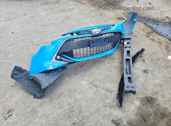 JTNK4RBE1K3029756 2019 TOYOTA COROLLA Blue Widok komory silnika