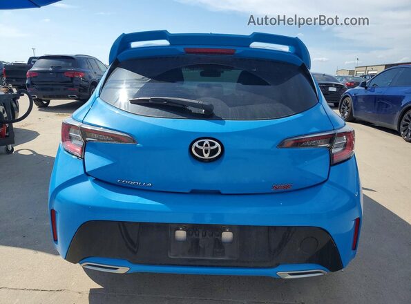 JTNK4RBE1K3031202 2019 TOYOTA COROLLA Blue Vista trasera