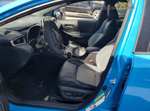 JTNK4RBE1K3031202 2019 TOYOTA COROLLA Blue Vista interior delantera