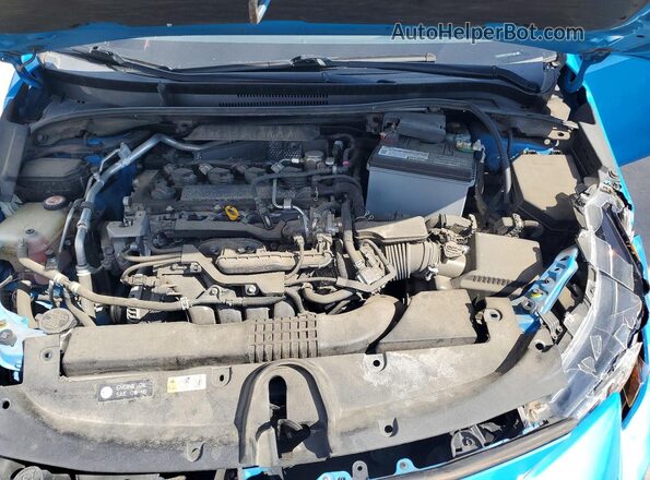 JTNK4RBE1K3031202 2019 TOYOTA COROLLA Blue Vista interior trasera