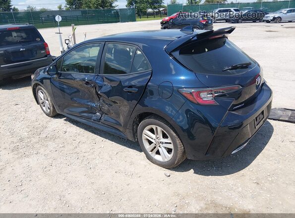JTNK4RBE2K3028678 2019 TOYOTA COROLLA Blue Rear left