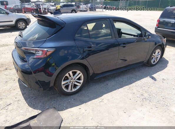 JTNK4RBE2K3028678 2019 TOYOTA COROLLA Blue Rear right