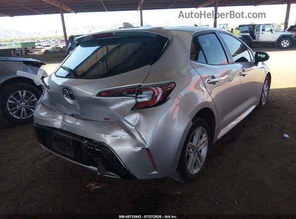 JTNK4RBE2K3054911 2019 TOYOTA COROLLA Silver Задня права чверть