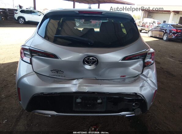 JTNK4RBE2K3054911 2019 TOYOTA COROLLA Silver Вид спереду