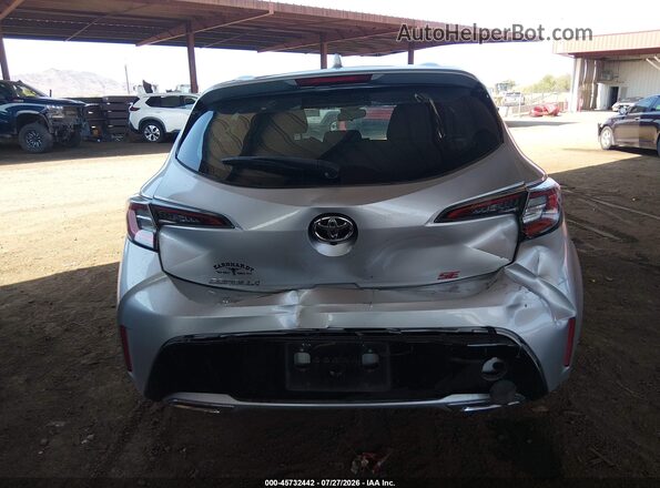 JTNK4RBE2K3054911 2019 TOYOTA COROLLA Silver 
