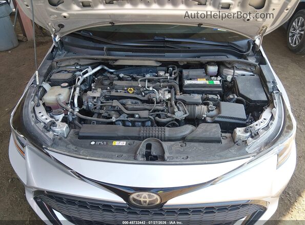 JTNK4RBE2K3054911 2019 TOYOTA COROLLA Silver Вид ззаду