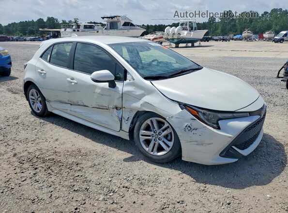 JTNK4RBE3K3048549 2019 TOYOTA COROLLA White წინა მარჯვენა
