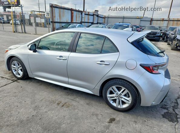 JTNK4RBE3K3060667 2019 TOYOTA COROLLA Silver Հետևի ձախ