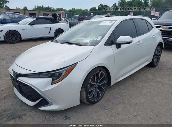 JTNK4RBE4K3056899 2019 TOYOTA COROLLA White Przód lewy