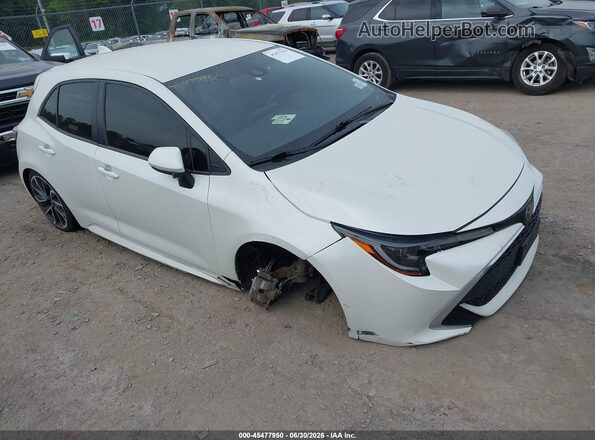 JTNK4RBE4K3056899 2019 TOYOTA COROLLA White Widok z przodu