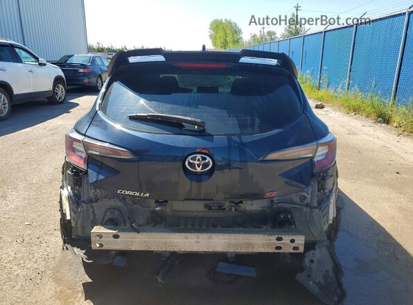 JTNK4RBE4L3087555 2020 TOYOTA COROLLA Blue Rear view