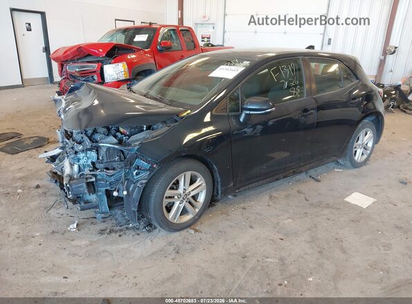 JTNK4RBE8K3050264 2019 TOYOTA COROLLA Dark Blue Передня ліва чверть