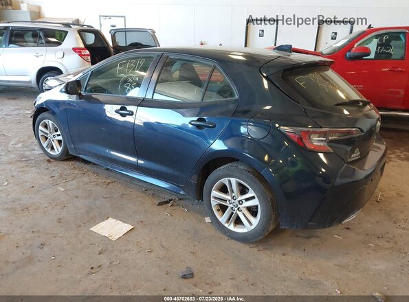 JTNK4RBE8K3050264 2019 TOYOTA COROLLA Dark Blue Задня ліва чверть