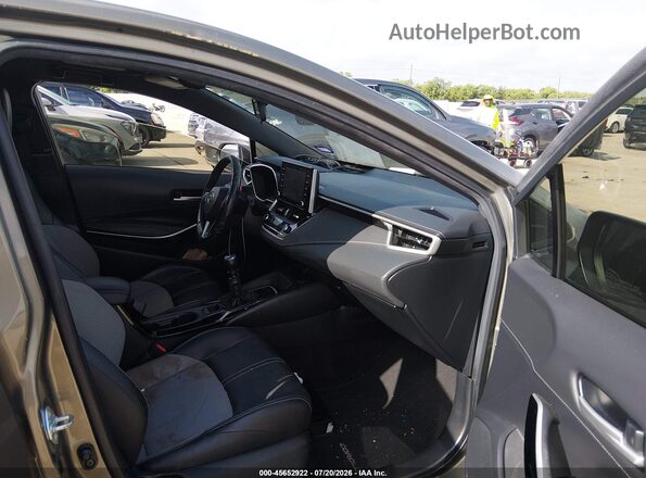 JTNK4RBE8K3055965 2019 TOYOTA COROLLA Серый Вид салона спереди