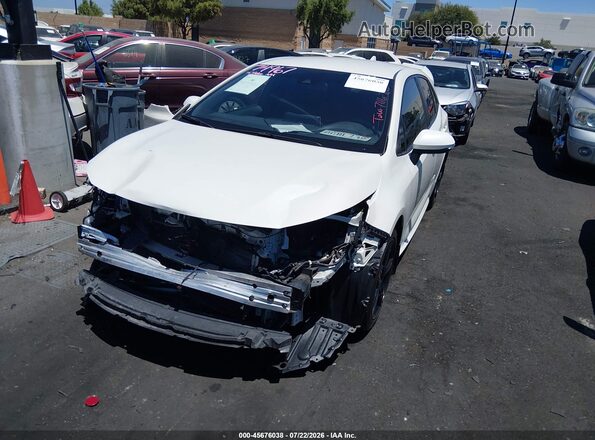 JTNK4RBEXK3008985 2019 TOYOTA COROLLA White Առջևի ձախ երեք քառորդ տեսարան