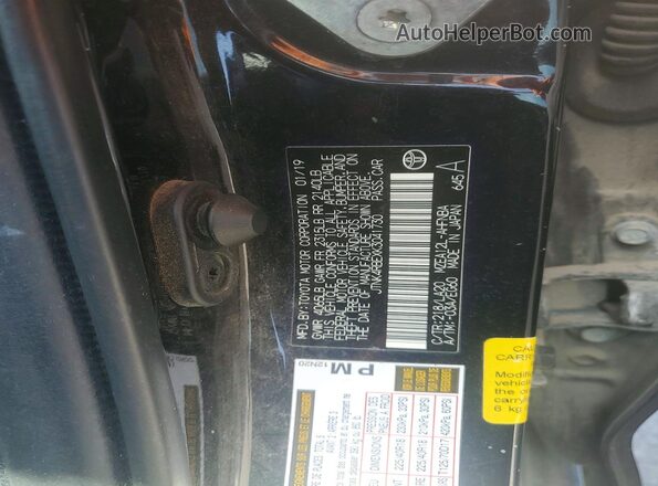 JTNK4RBEXK3041730 2019 TOYOTA COROLLA Black Widok komory silnika