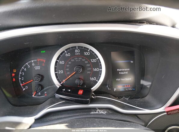 JTNK4RBEXK3056504 2019 TOYOTA COROLLA Silver Widok deski rozdzielczej