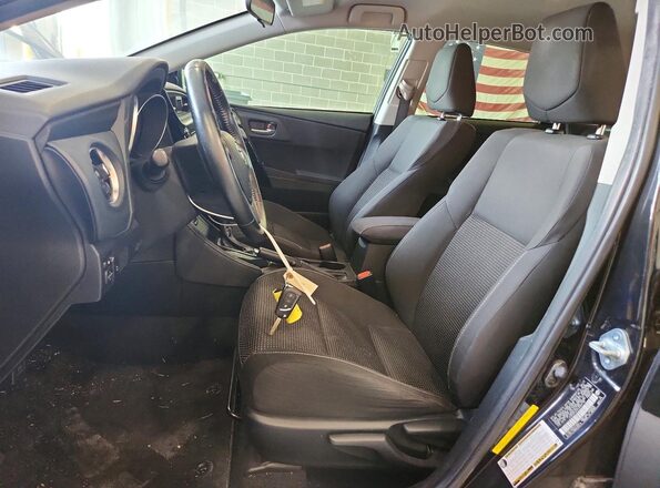 JTNKARJE3HJ549178 2017 TOYOTA COROLLA Black Front interior view