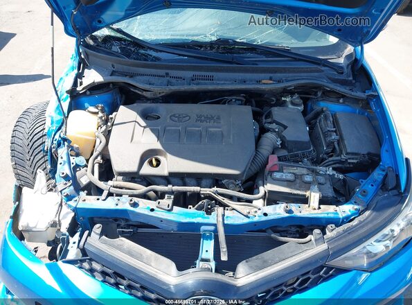 JTNKARJE4JJ558073 2018 TOYOTA COROLLA IM Blue უკანა ხედი