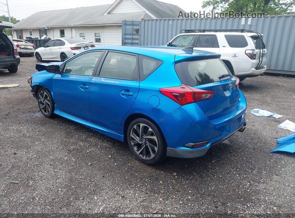 JTNKARJE4JJ560468 2018 TOYOTA COROLLA IM Blue Задня ліва чверть