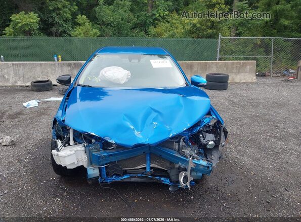 JTNKARJE4JJ560468 2018 TOYOTA COROLLA IM Blue Вид задньої частини салону