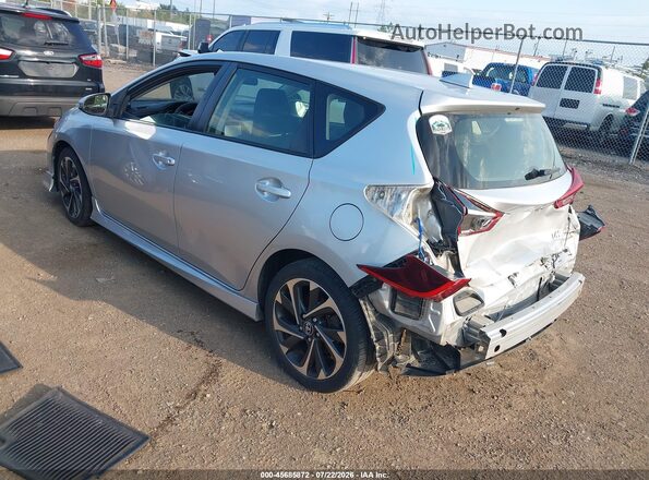 JTNKARJEXHJ535567 2017 TOYOTA COROLLA IM Серебряный Задняя левая четверть