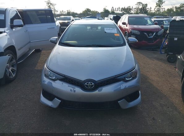 JTNKARJEXHJ535567 2017 TOYOTA COROLLA IM Серебряный Вид задней части салона