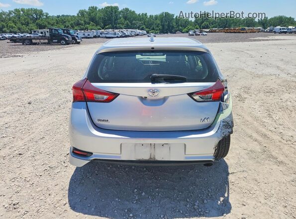 JTNKARJEXHJ543099 2017 TOYOTA COROLLA Silver Вид ззаду