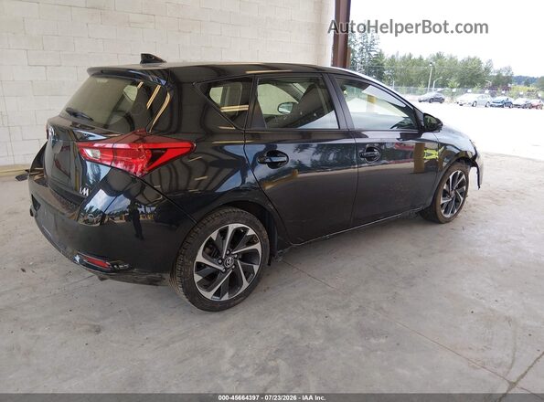 JTNKARJEXHJ550067 2017 TOYOTA COROLLA IM Black Задня права чверть