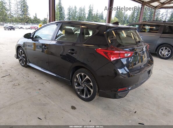 JTNKARJEXHJ550067 2017 TOYOTA COROLLA IM Black Задня ліва чверть