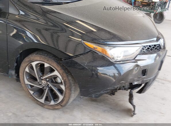 JTNKARJEXHJ550067 2017 TOYOTA COROLLA IM Black Вид спереду