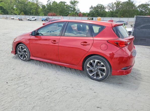 JTNKARJEXJJ563438 2018 TOYOTA COROLLA Red Tył lewy