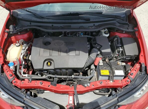 JTNKARJEXJJ563438 2018 TOYOTA COROLLA Red Widok wnętrza z tyłu