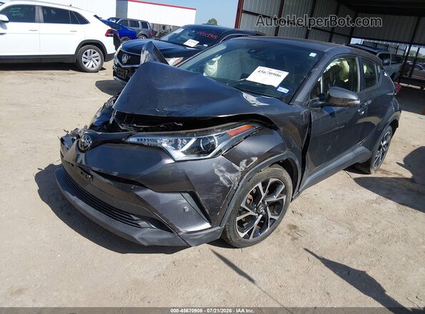JTNKHMBX0K1036119 2019 TOYOTA C-HR Gray წინა მარცხენა ხედი სამი მეოთხედიდან