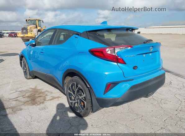 JTNKHMBX0K1055835 2019 TOYOTA C-HR Синий Задняя левая четверть