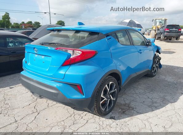 JTNKHMBX0K1055835 2019 TOYOTA C-HR Синий Задняя правая четверть