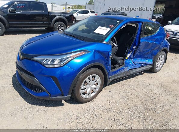 JTNKHMBX1L1076243 2020 TOYOTA C-HR Blue Vista tres cuartos delantera izquierda