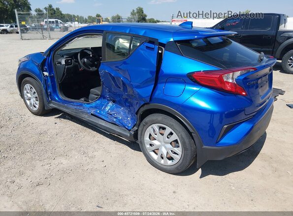 JTNKHMBX1L1076243 2020 TOYOTA C-HR Blue Trasero izquierdo